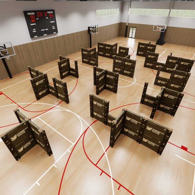 Modular walls for nerf, airsoft, and laser tag arenas