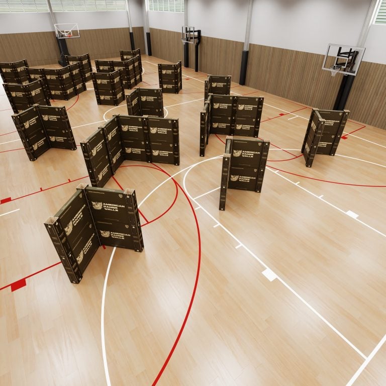 Modular walls for nerf, airsoft, and laser tag arenas