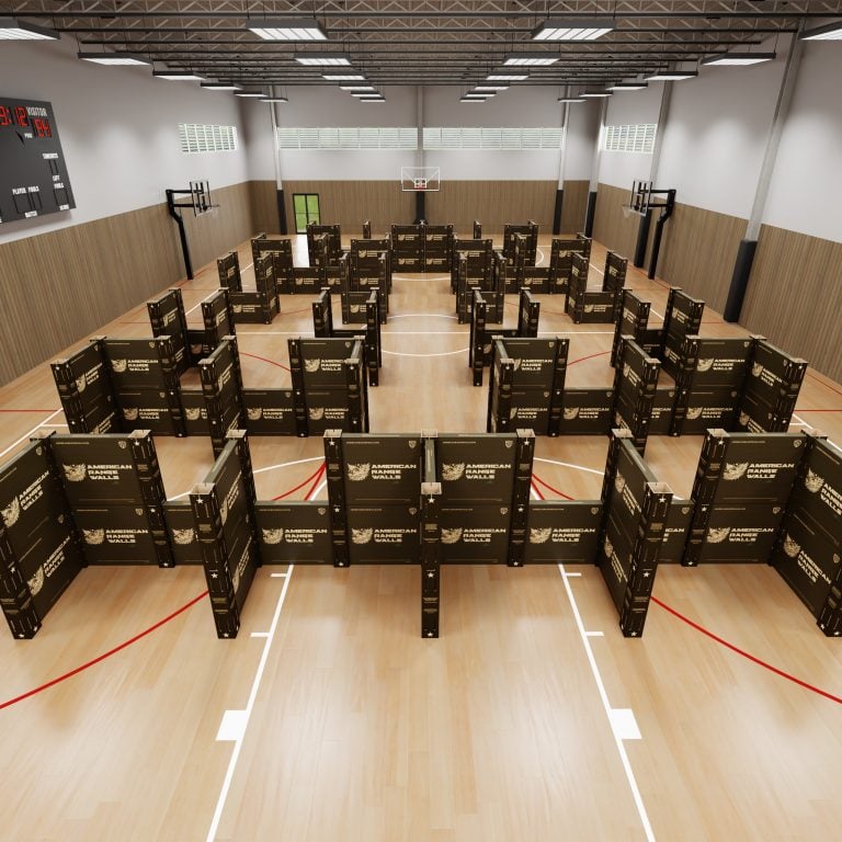 Modular walls for nerf, airsoft, and laser tag arenas